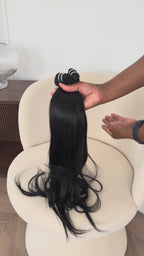 Jet Black Virgin Hair 4 Bundle Deal